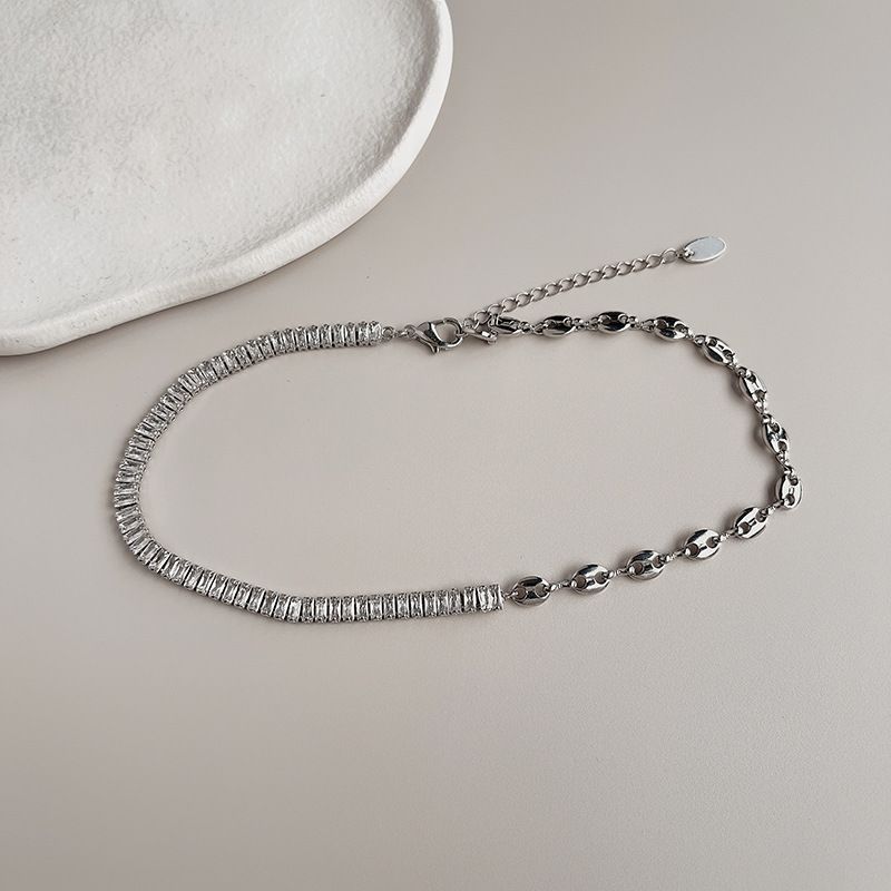 Alloy Choker Rhinestone
