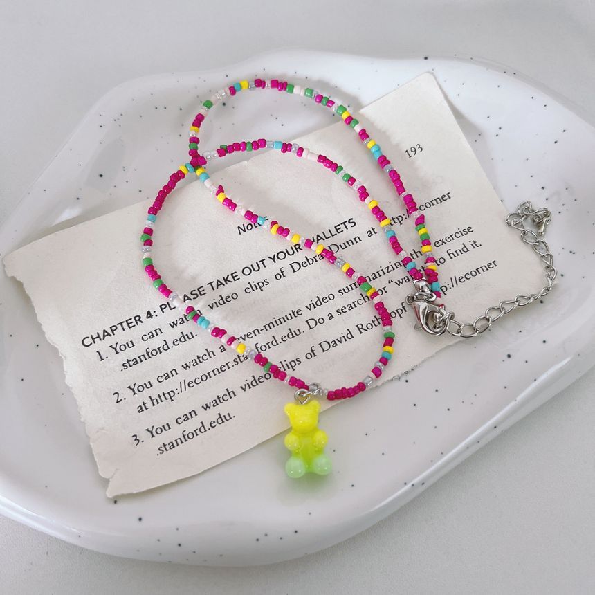 Bear Necklace Bead