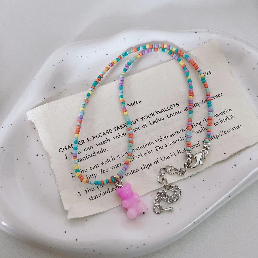 Bear Necklace Bead