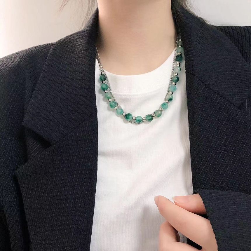 Beaded Necklace Chain