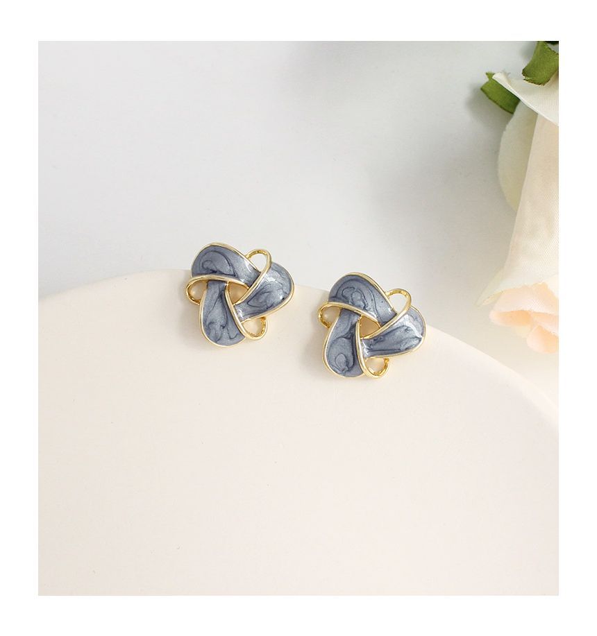/ Ear Triangle Stud On Earring Clip