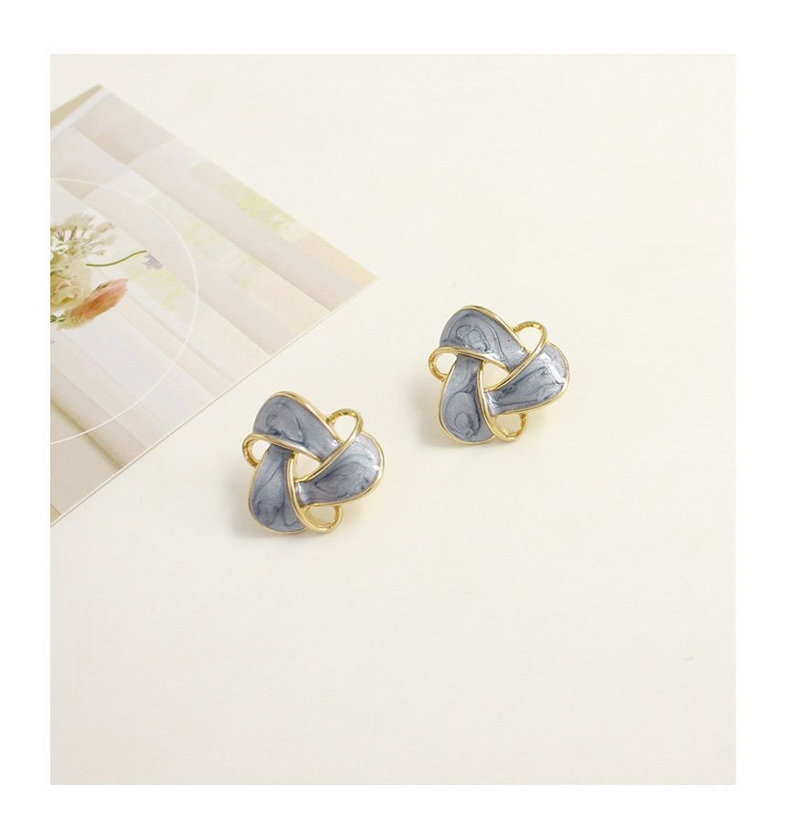 / Ear Triangle Stud On Earring Clip