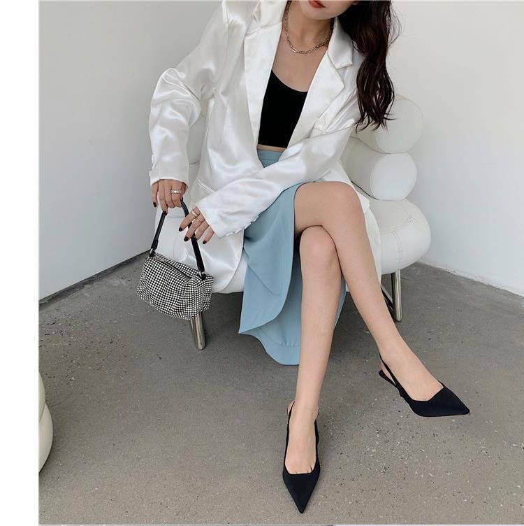 High-Heel Slingback Sandals