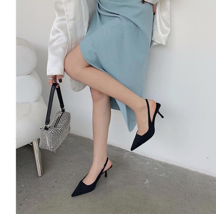 High-Heel Slingback Sandals