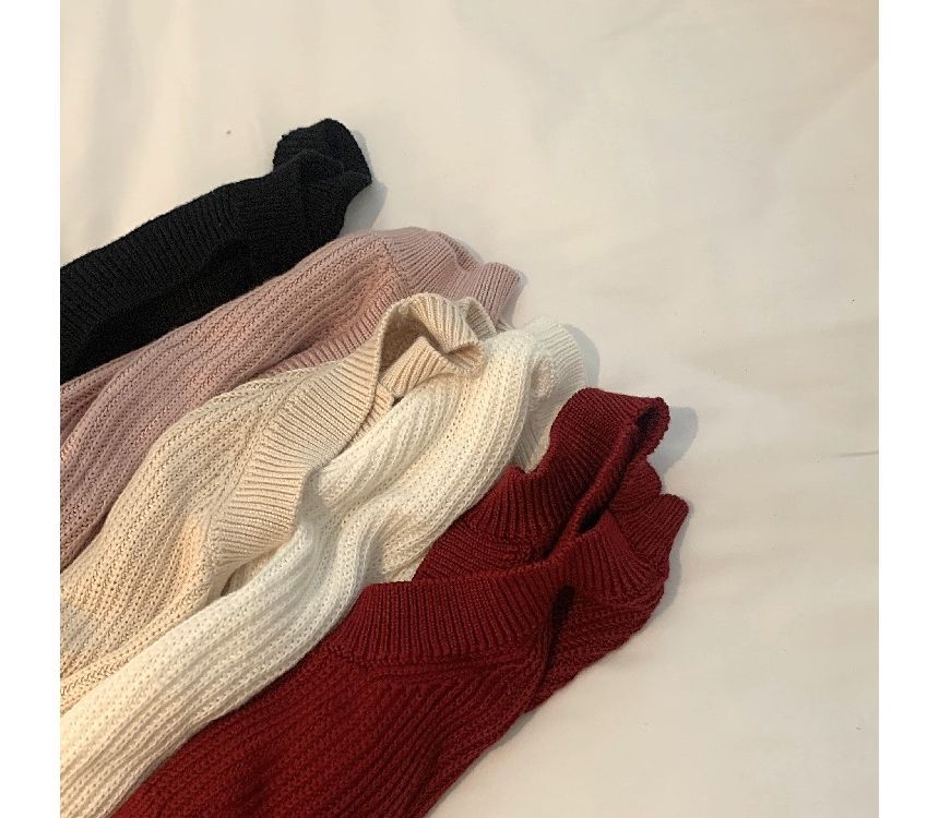 Tank Halter Knit Top Crop