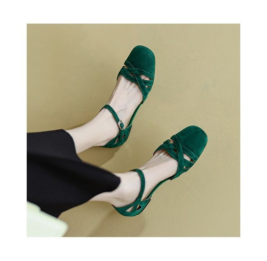 Flats D'Orsay Strap Ankle