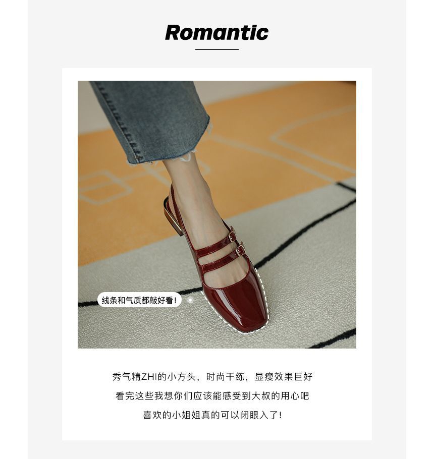 Flats Double Strap Slingback