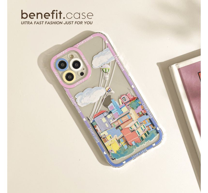 City Print Transparent Phone Case