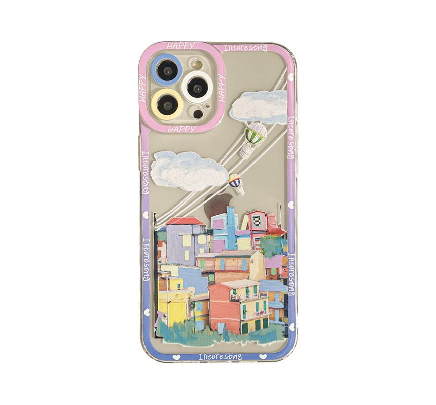 City Print Transparent Phone Case