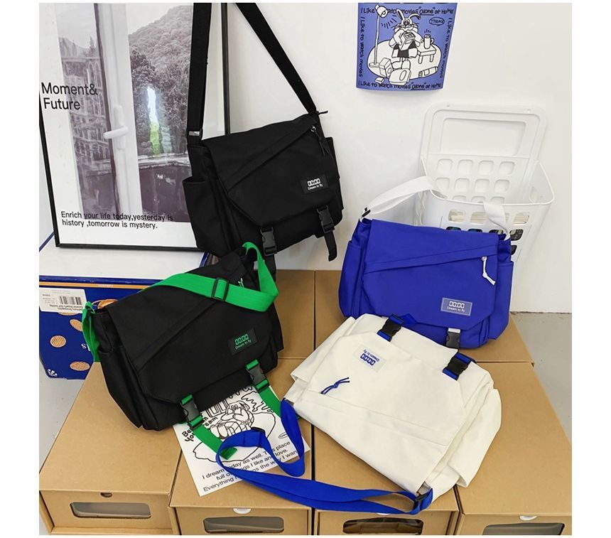 Bag Nylon Buckled Crossbody