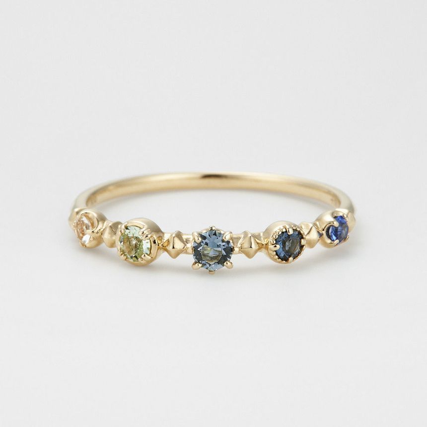 Rhinestone Sterling Silver Ring