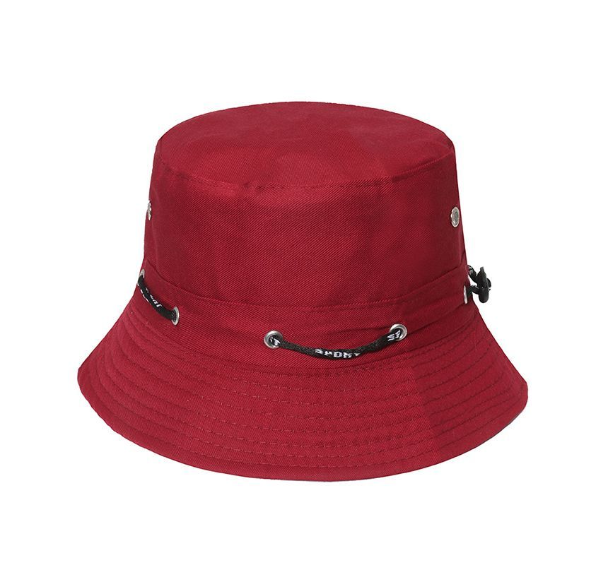 Camouflage Hat Print Plain Bucket /