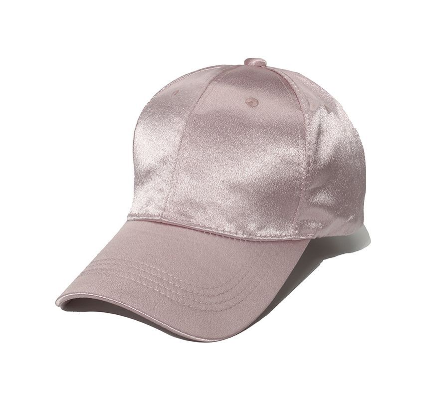 Baseball Cap Satin Plain