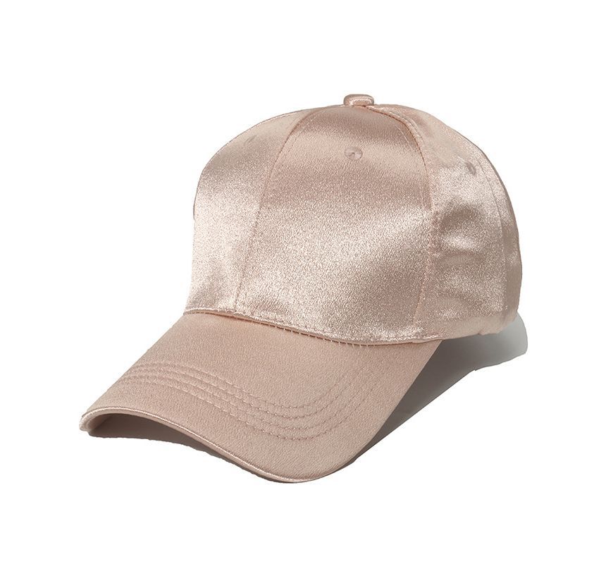 Baseball Cap Satin Plain