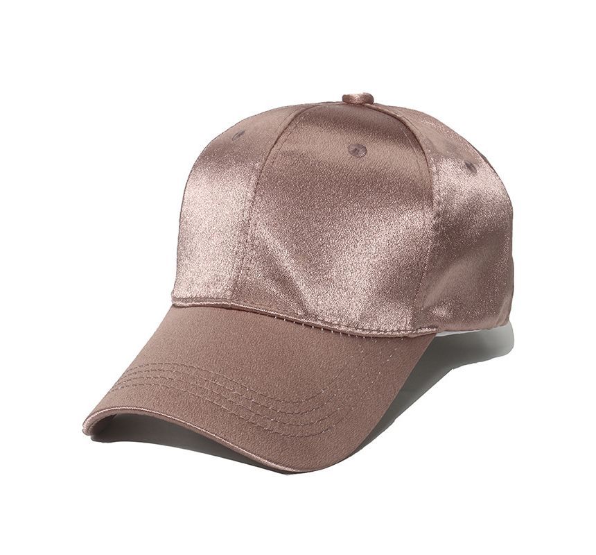 Baseball Cap Satin Plain