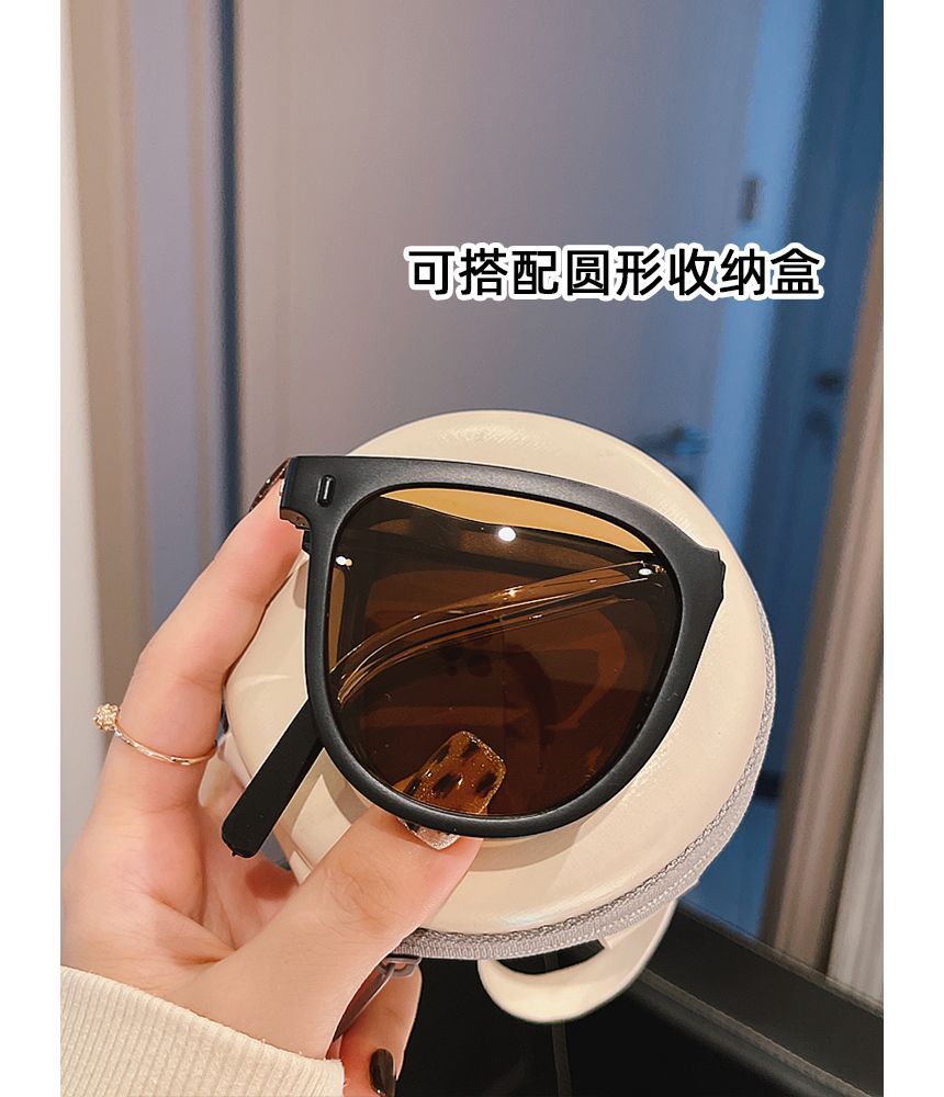 Round Sunglasses Foldable