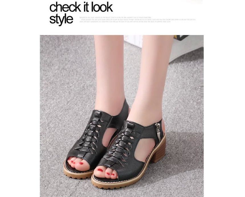 Block-Heel Sandals