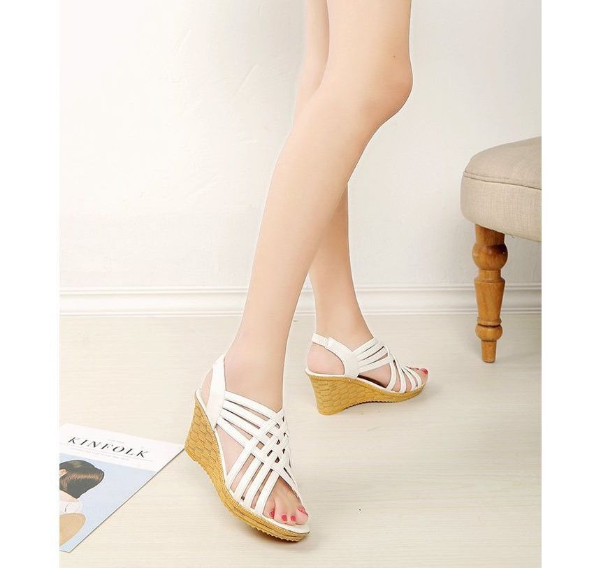 Wedge-Heel Sandals Strappy
