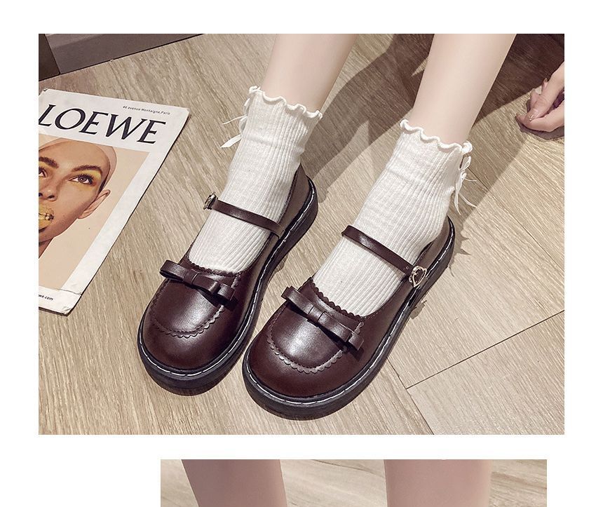 Bow Jane Accent Mary Shoes