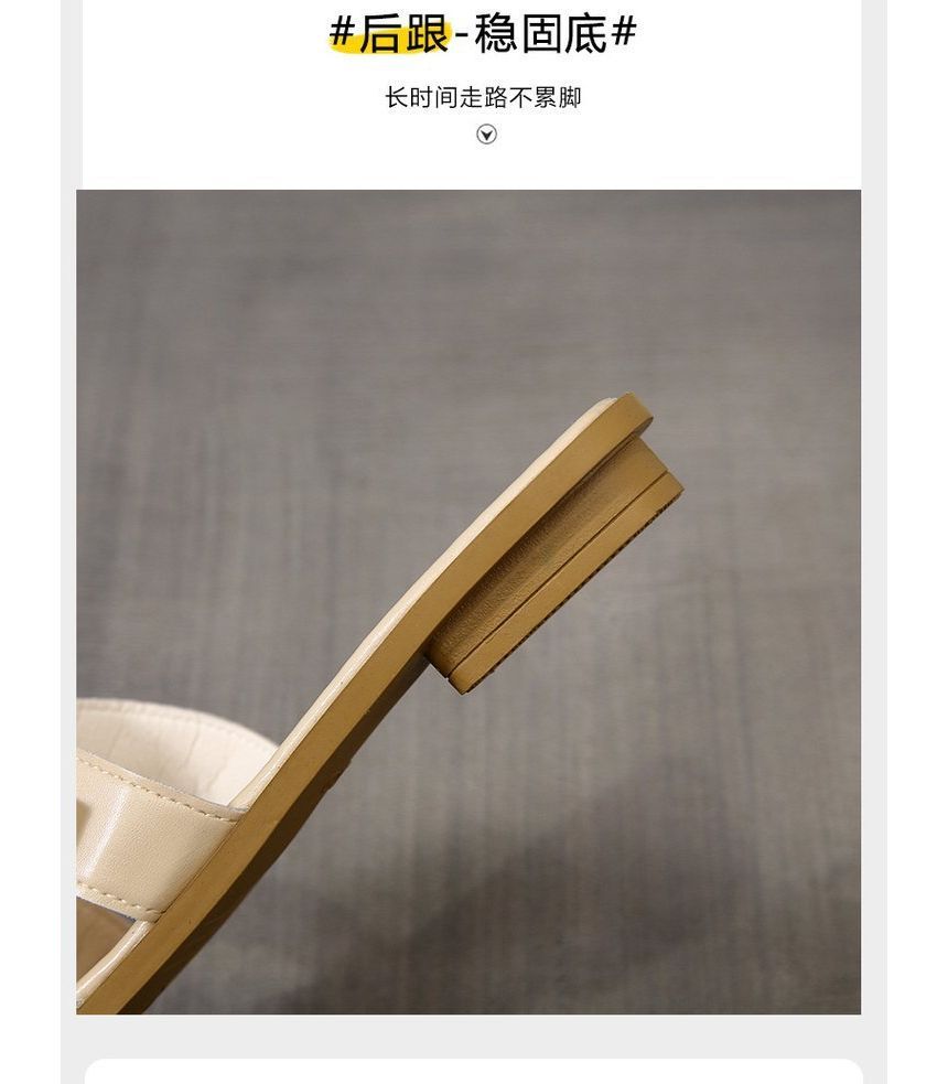 Accent Bow Sandals Slide