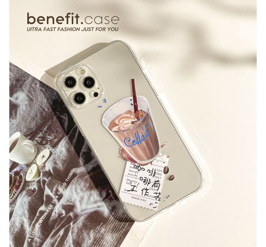Coffee Transparent Phone Case