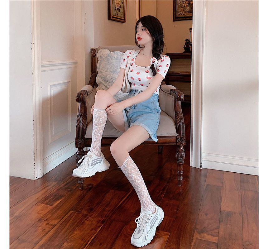 Short-Sleeve T-Shirt Print Strawberry