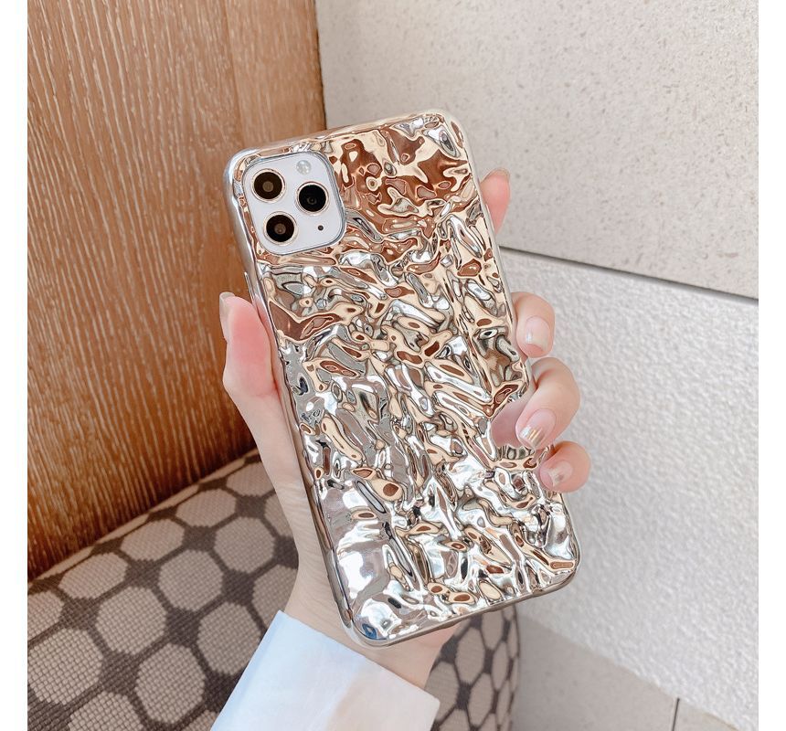 Textured Case Metallic Phone