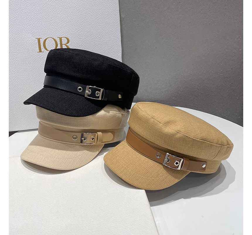 Linen Military Cotton Cap Belt