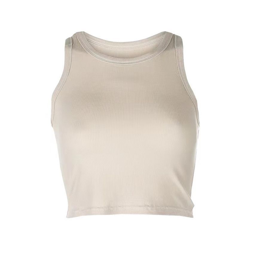 Plain Tank Cropped Top