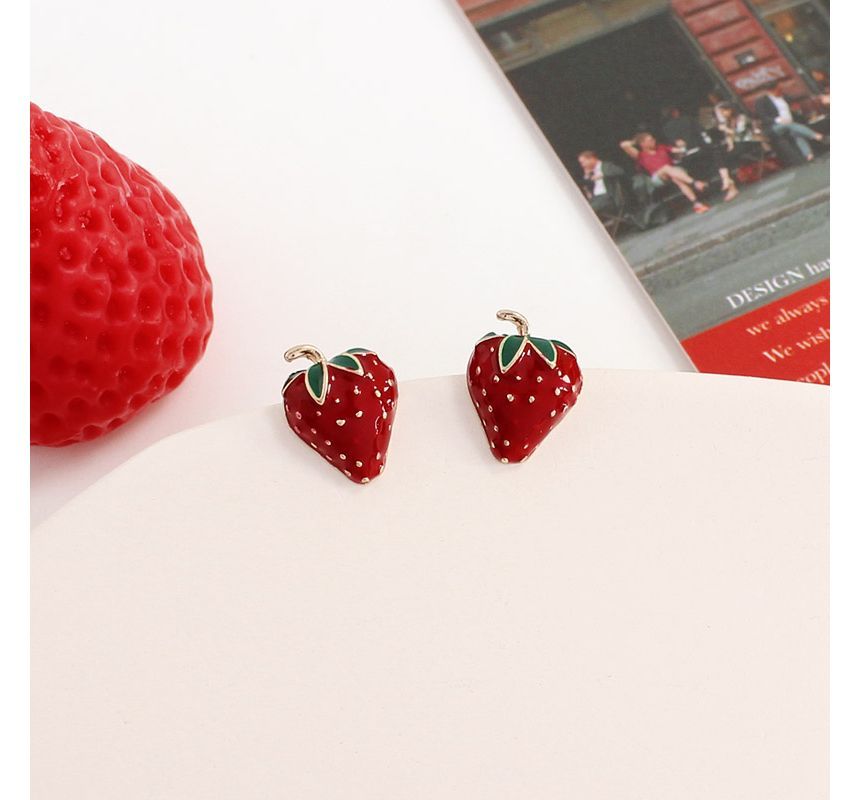 Alloy Strawberry Earring