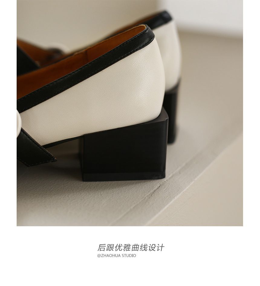 Block Pumps Jane Heel Mary