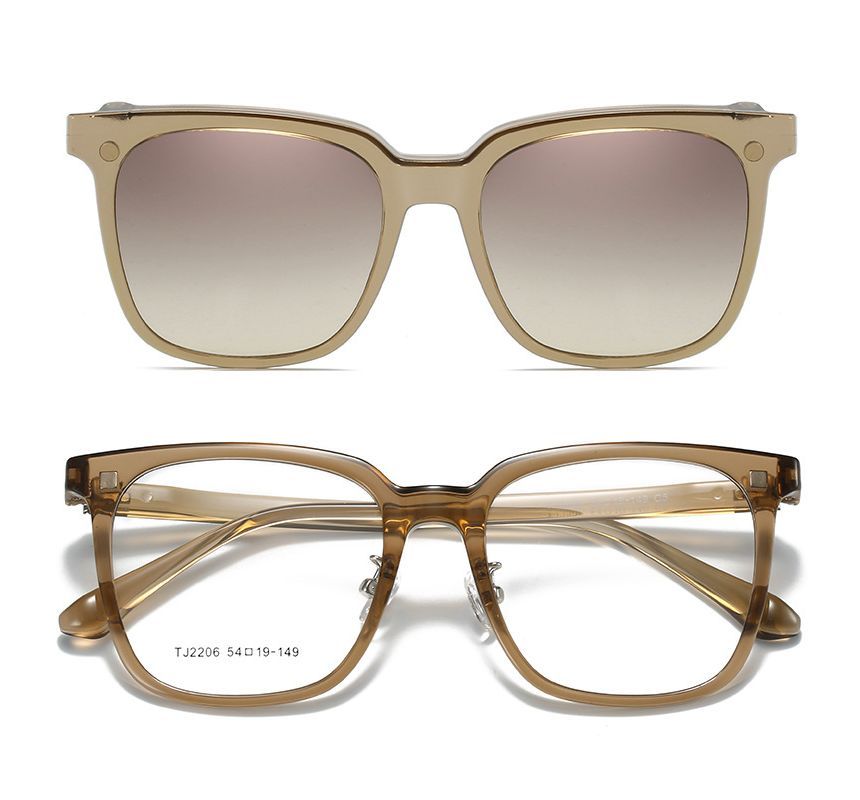 On Square Magnetic with Glasses Sunglasses Snap