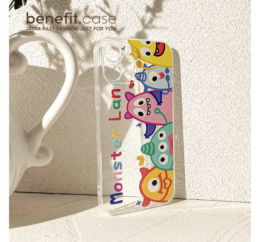 Transparent Phone Case Monster