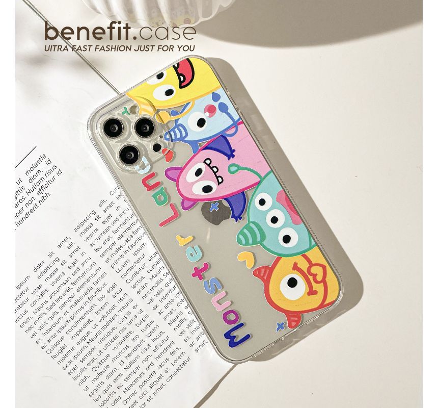 Transparent Phone Case Monster