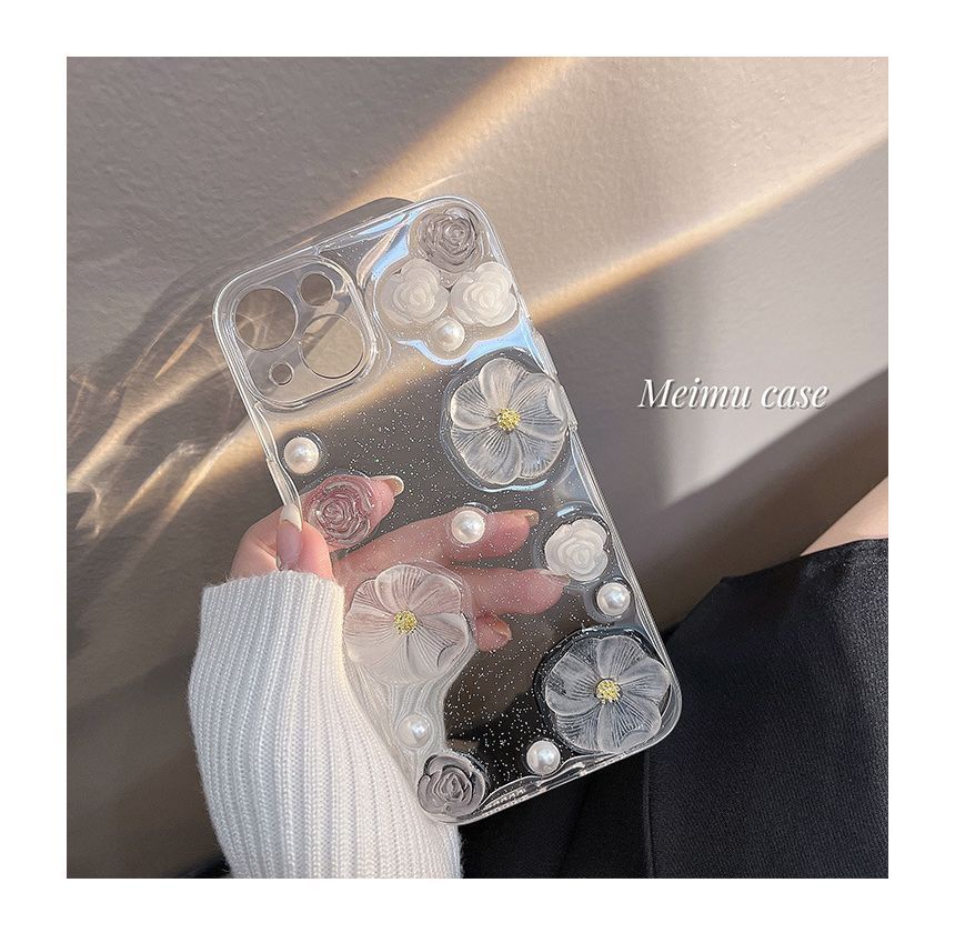 Case Phone Flower 3D