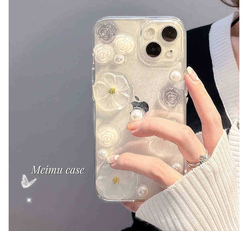 Case Phone Flower 3D