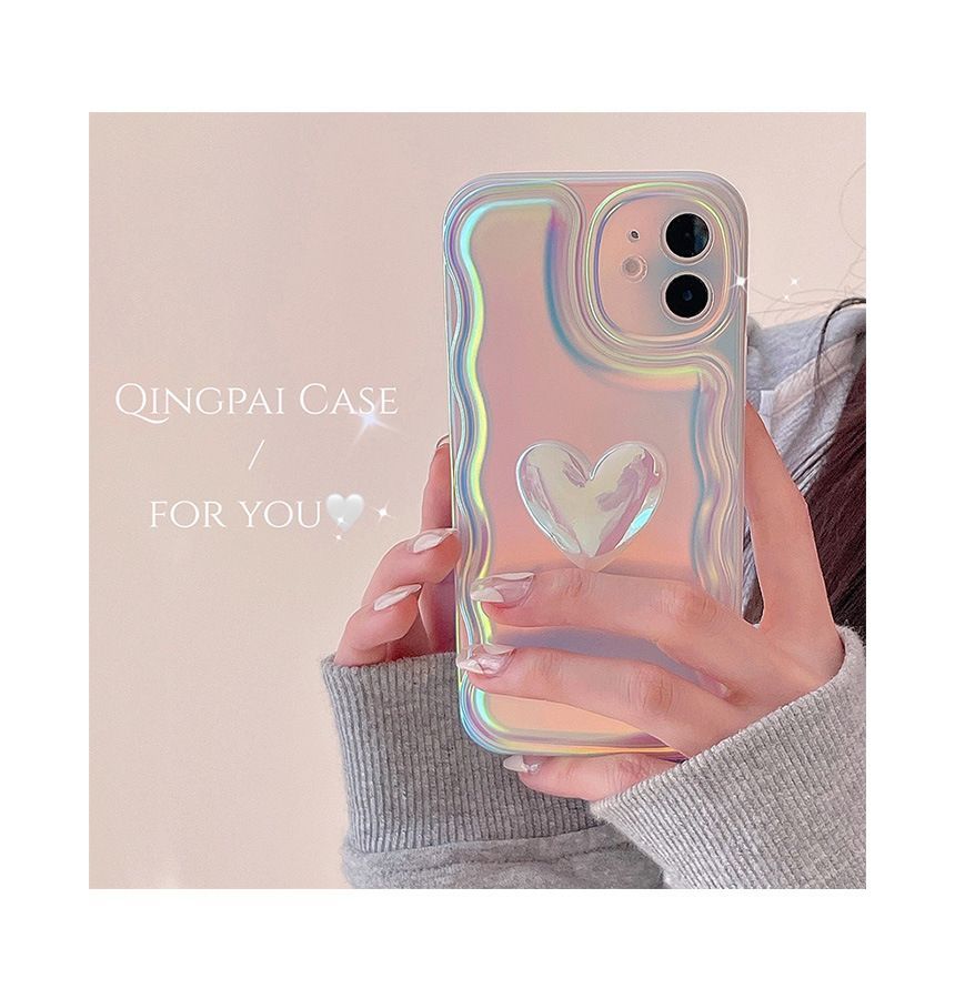 Heart Hologram Case Phone
