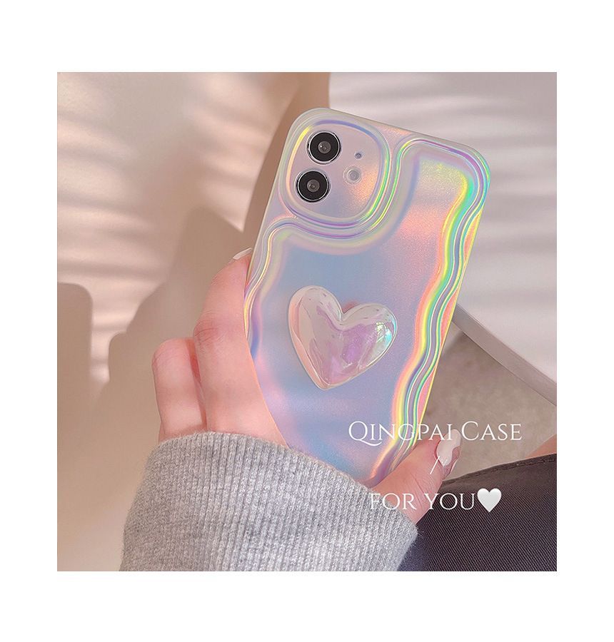 Heart Hologram Case Phone