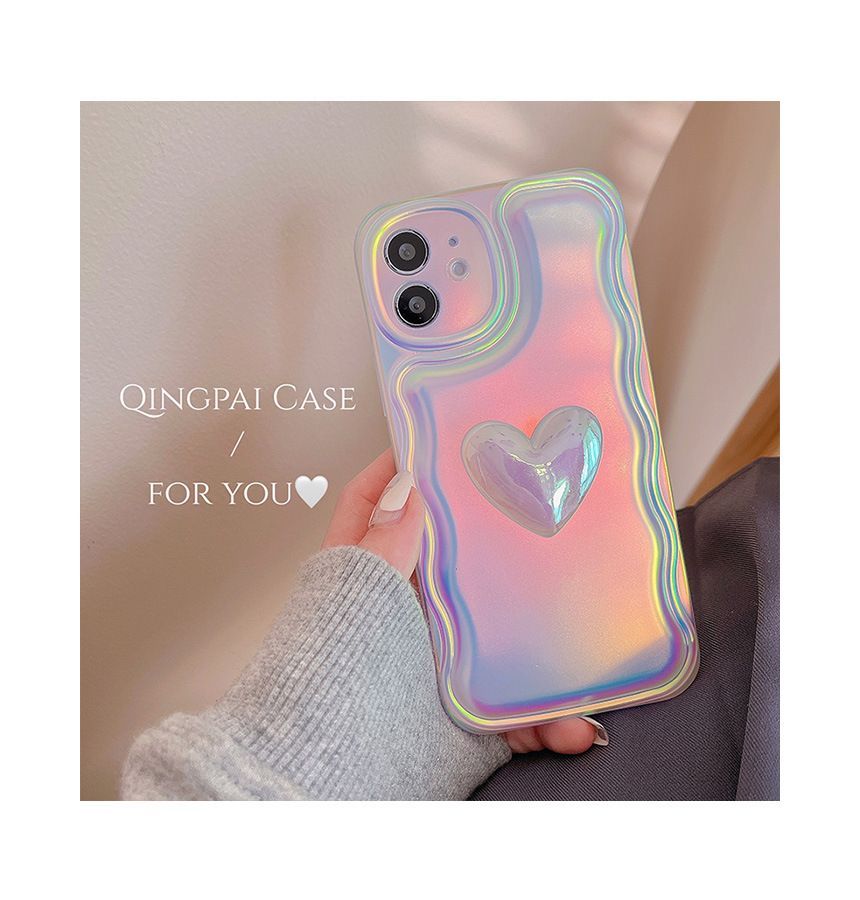Heart Hologram Case Phone