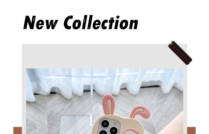 Rabbit Phone Case Mirrored