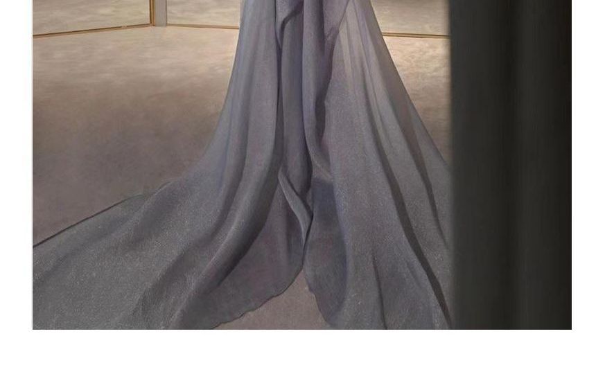 Paneled Lace Gown Evening Off-Shoulder Mermaid