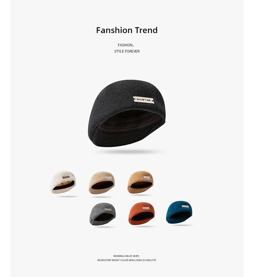 Detail Tag Beret Plain