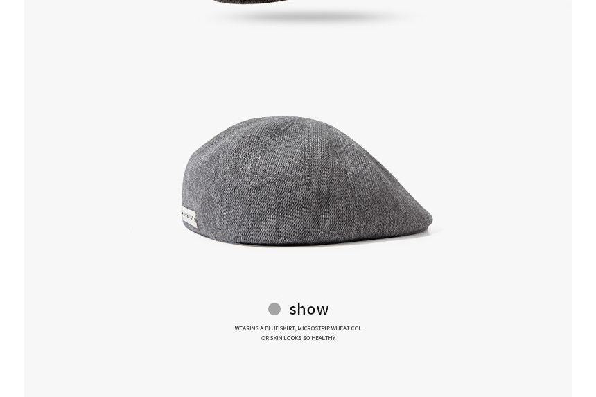 Detail Tag Beret Plain