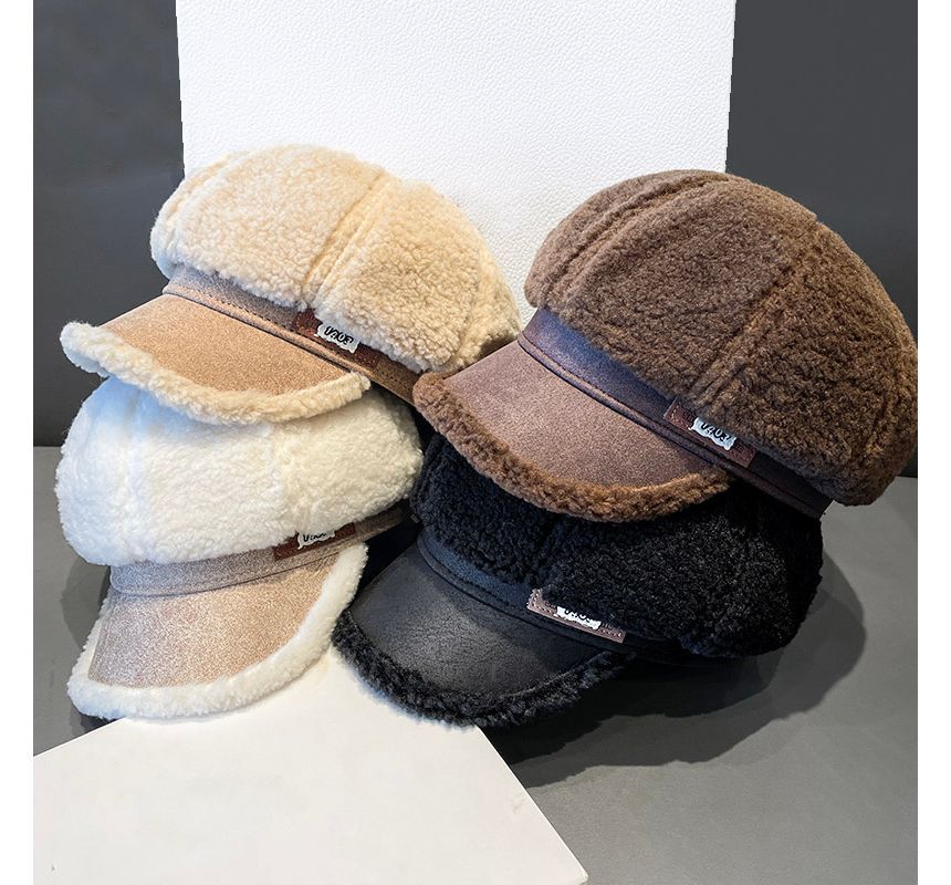 Fleece Cap Newsboy