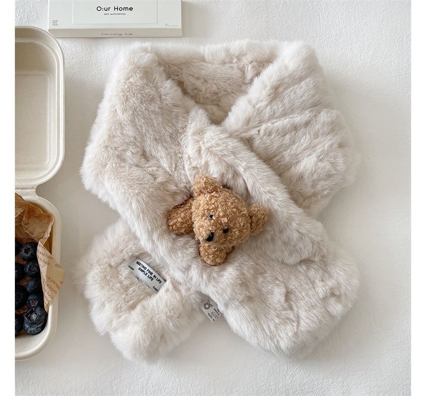 Scarf Faux Bear Fur