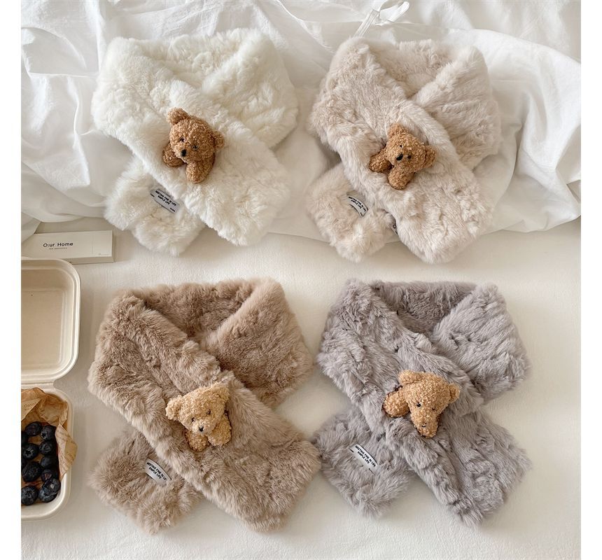 Scarf Faux Bear Fur