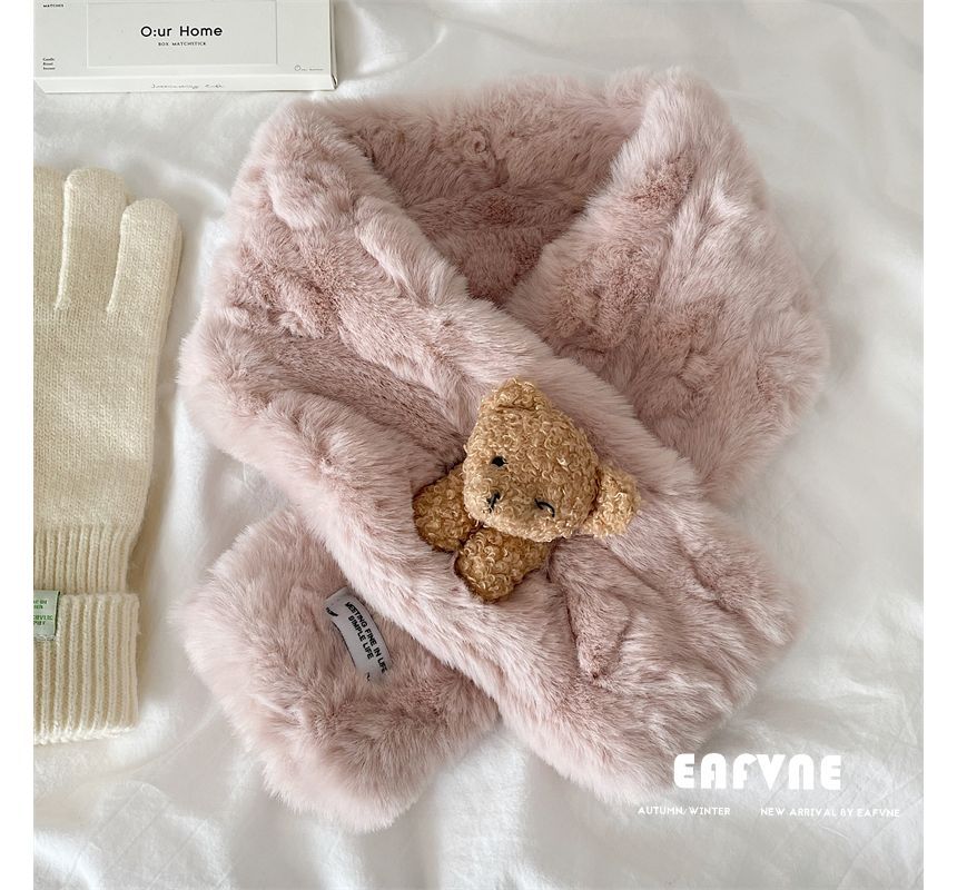 Scarf Faux Bear Fur