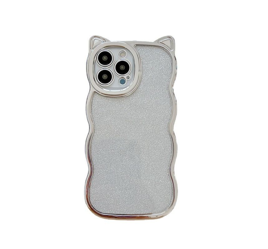 Case Phone Ear Cat Transparent