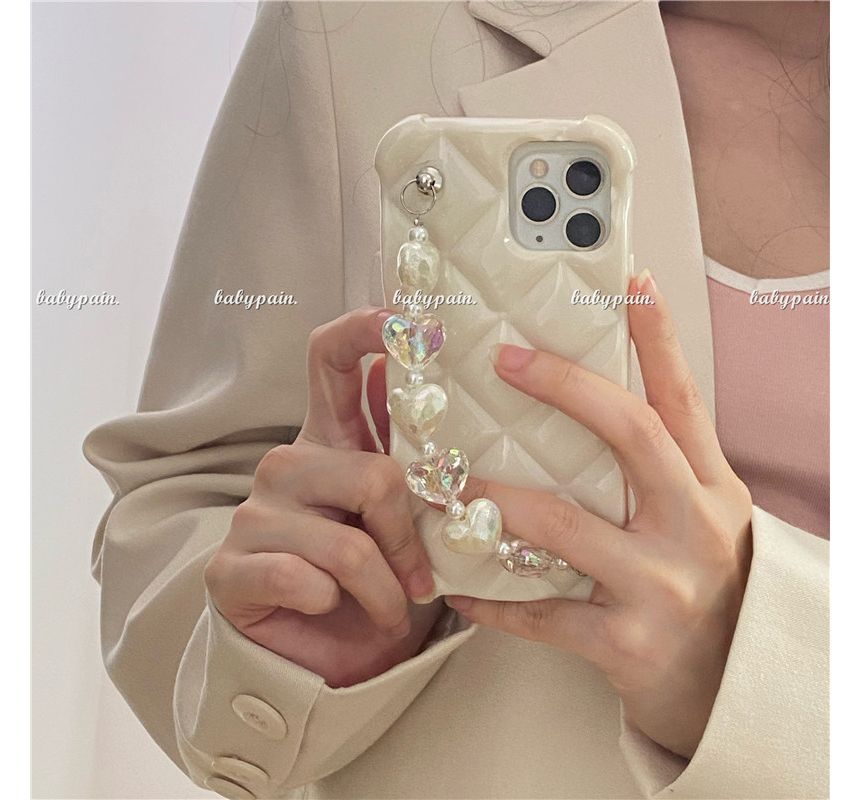 Phone Chain Heart Case