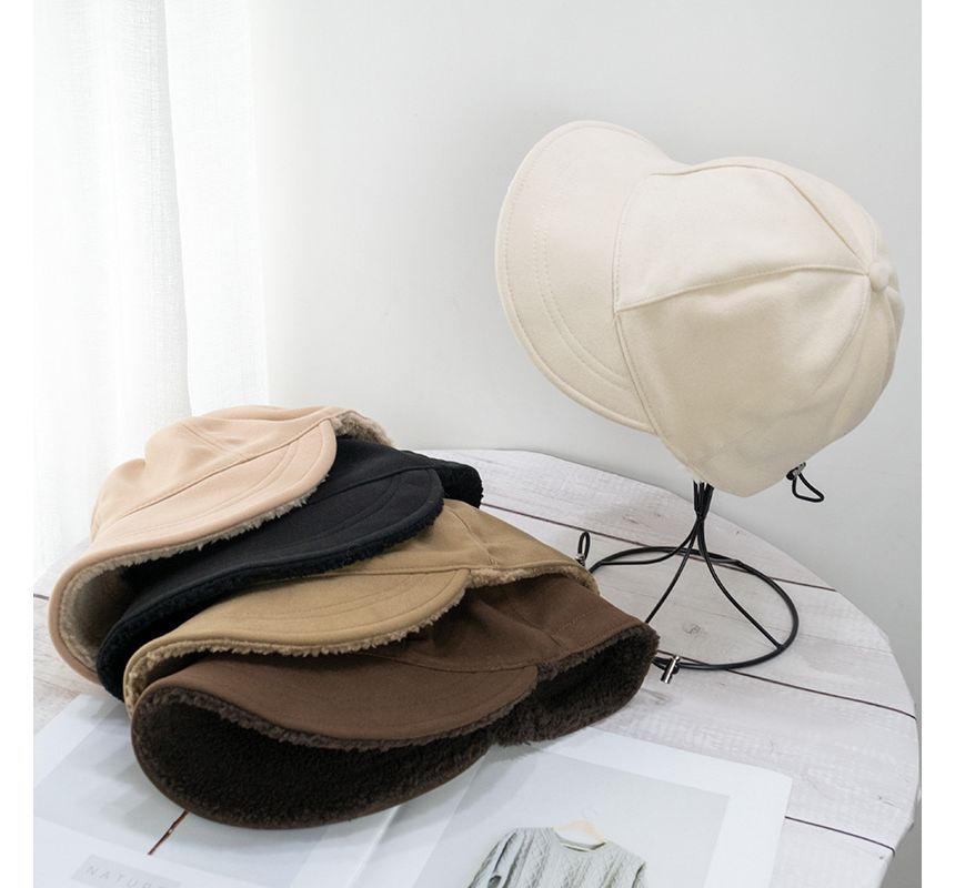 Bucket Chenille Plain Hat